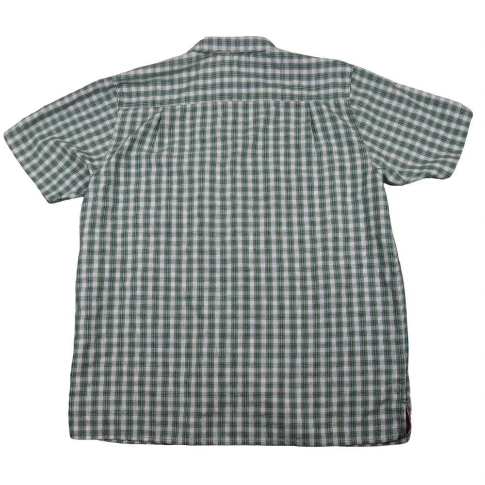 The North Face Shirt Men's XL Extra Large Green Button Down Fishing Hiking EUC!!